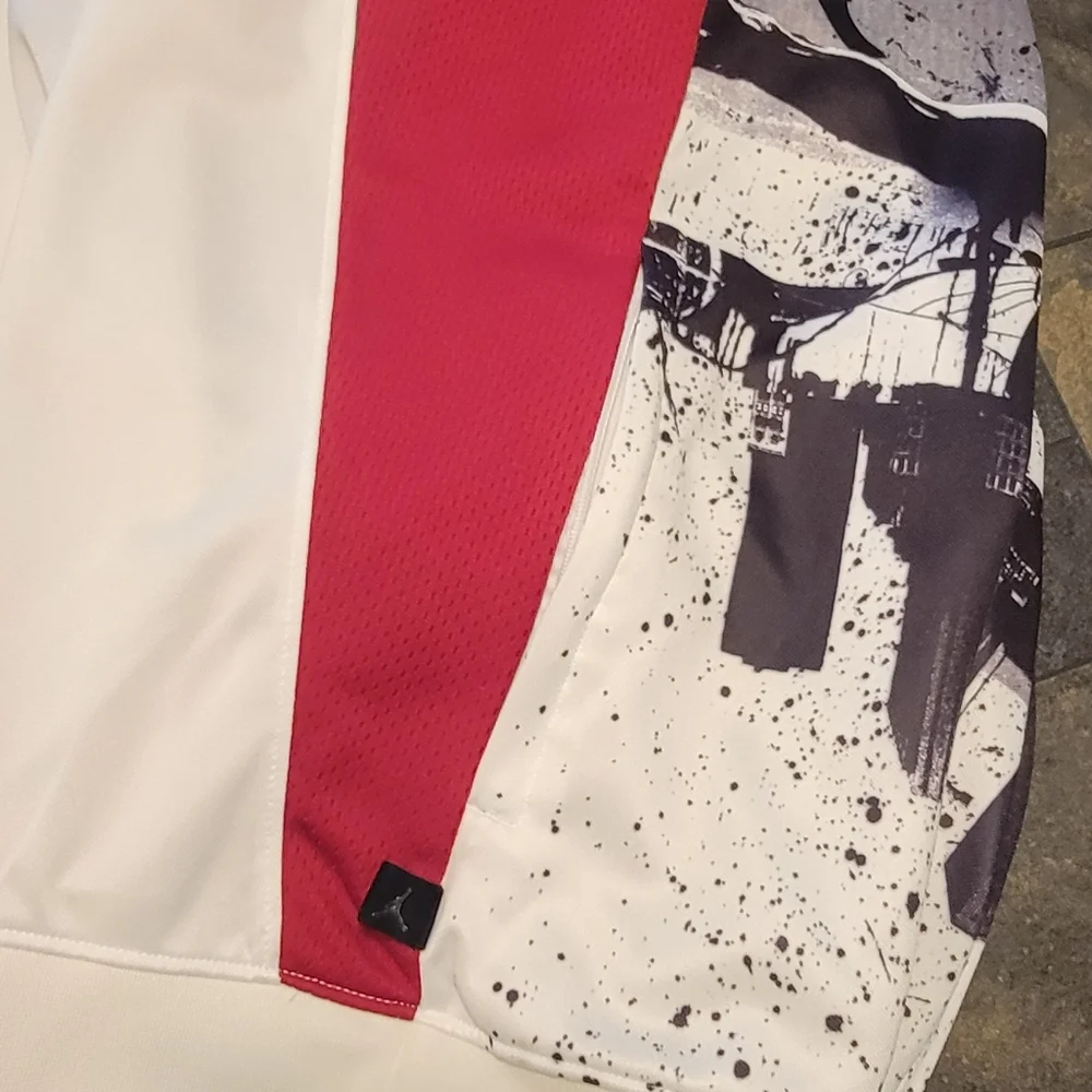RARE Nike Air Jordan Wings Poster  Track Jacket Size M Vintage‎